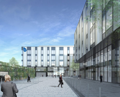 Britplas curtain walling