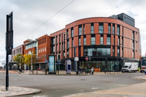 Britplas facade engineering solution for Wolverhampton City Learning Quarter.