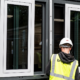 Close‑up of Safevent® secure window maintenance